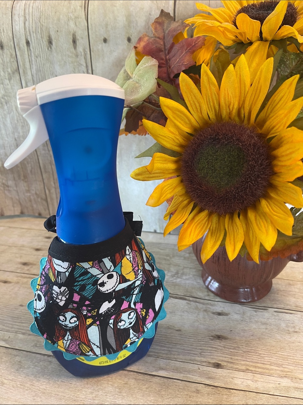 Reversible Dish Soap Bottle Apron - Dawn Powerwash - Halloween Jack&Sally